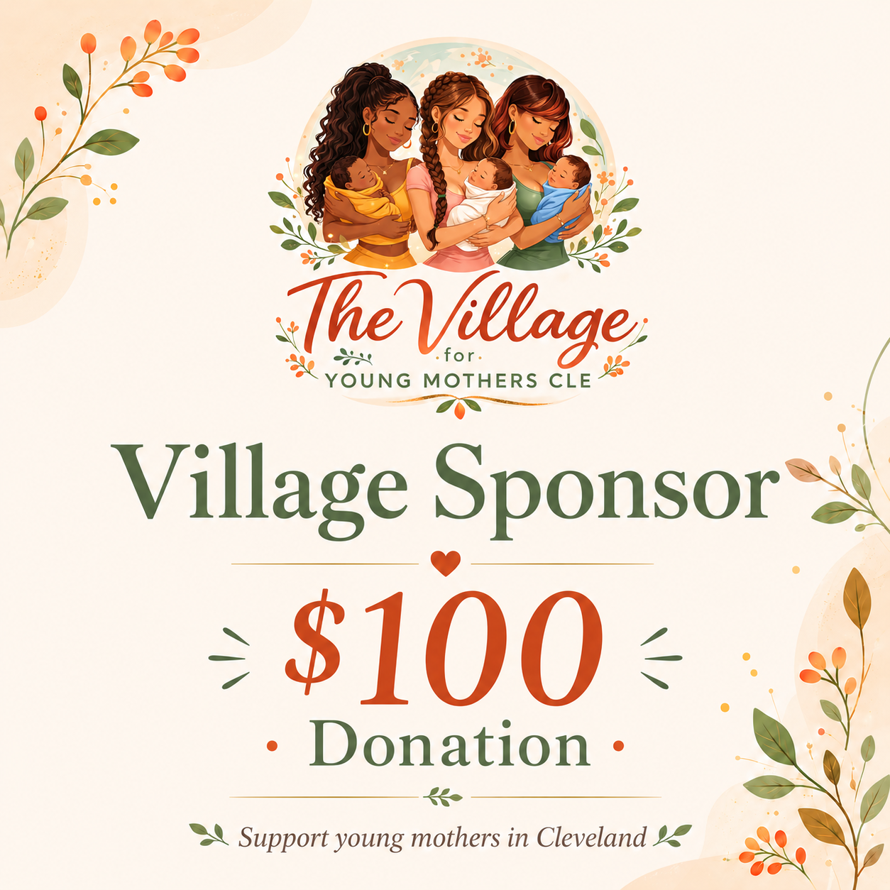 Village Sponsor — $100 Donation